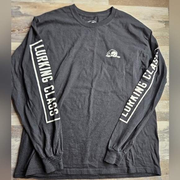 Lurking Class Black Long Sleeve Tshirt Men's Large - Picture 1 of 6